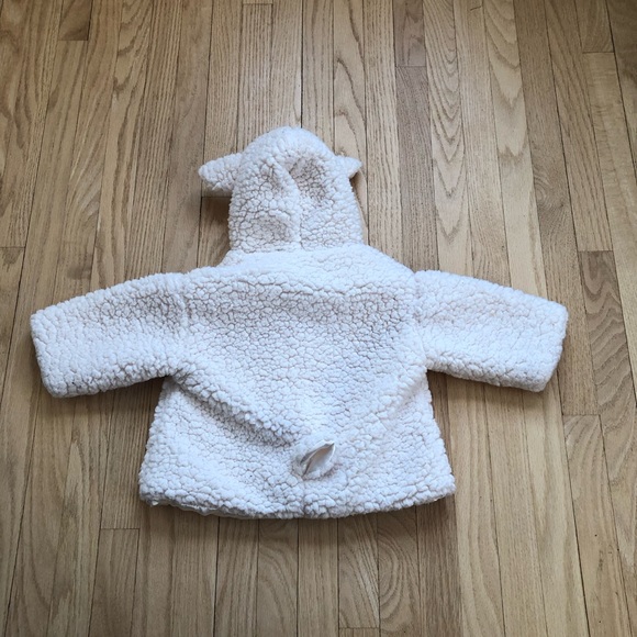 fuzzy sheep jacket 6-12 months - Picture 2 of 7